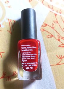 INSIGHT Red Nail Polish💅