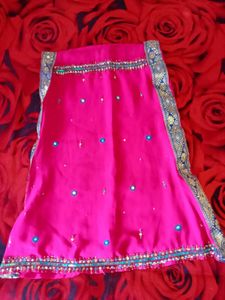 Pink Embellished Ethnic Skirt