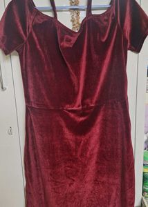 velvety dress