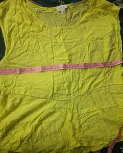 Lemon Yellow Aline Top