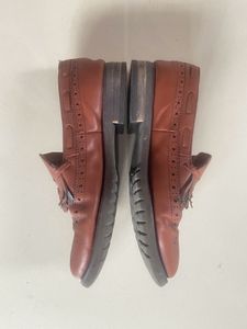 Brown Tassel Loafer Flat Shoe