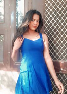 Royal Blue Mini Dress