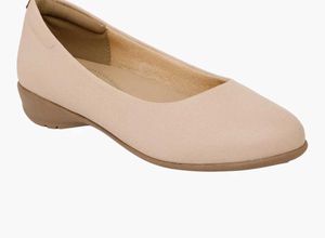 Beige Comfort Bellies With Heels