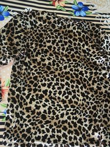 Animal Print Long Sleeve Top