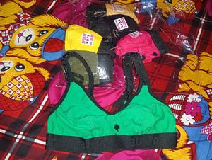 Non-paded Sports Bra Multiple colours 6 pcs set fo