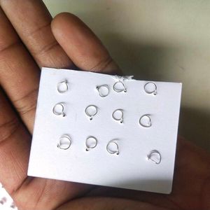 925 Pure Silver Dimond Nose/Ear Earings1 pair