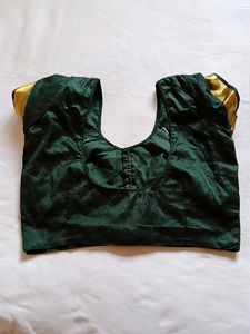 XXL Very Beautiful Dark Green Colour Blouse With G