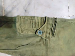 Trouser Pant Mehndi Green Colour