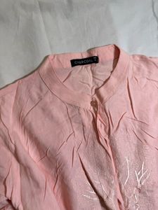 Peach Bell Sleeve Top