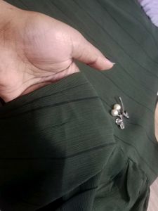 Vintage Olive Green Dress