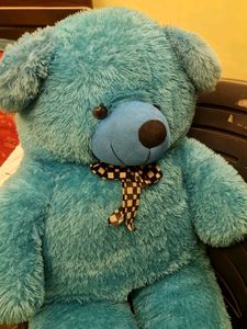 Giant Blue Teddy Bear