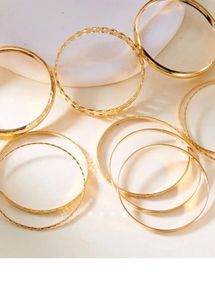 Golden Bangle Set