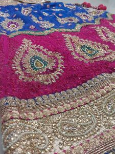 Redimet Elegant Blue &amp; Pink Lehenga Choli Set