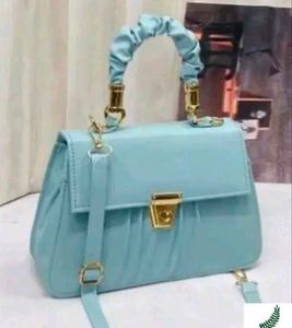 Chic Blue Handbag