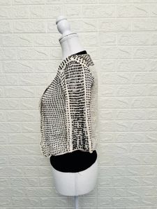 Gloria Mesh Rhinestone Top