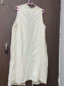 Ethnic Sleeveless Shrug Khadi stuff for 40-42 size