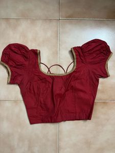 Maroon Readymade Blouse/Top