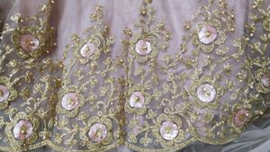 Levender Embroidered Lehenga Skirt Crop blouse wit
