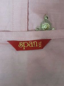 Elegant Pink Embroidered Kurta