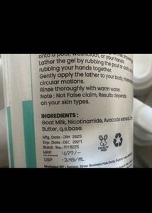 Body Wash And Avacado With Alovera Soap