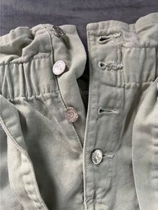 Olive Green High-Waisted Shorts