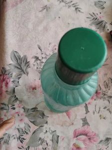 Vintage Green Glass Bottle