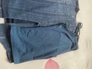 Blue Top With Innerware