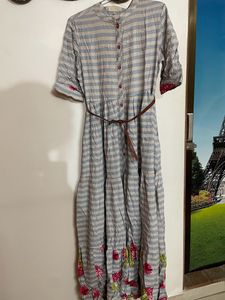 Blue Shirt Dress