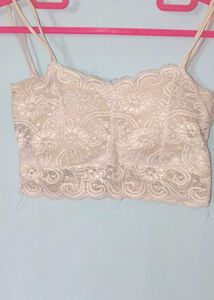 Lace Bralette Set - Black &amp; White