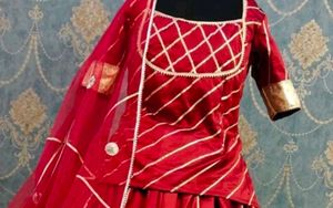Satin Lehanga Choli