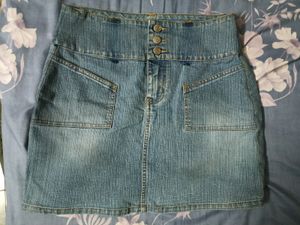 y2k denim skirt