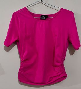 Pink Crop Top