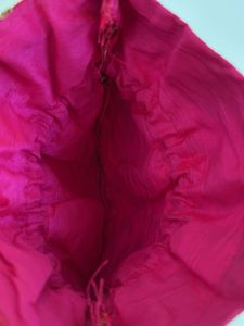 Pink Embroidered Potli Bag