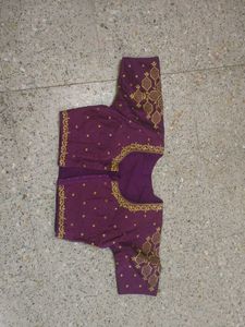 Purple Colour Beautiful Blouse