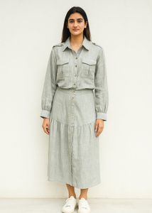Trendyol Green Skirt Set