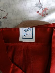 New Red Kurtaa