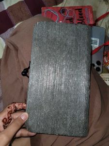 Sparkly Silver Clutch