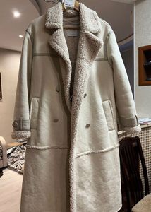 Viral Bershka Faux leather Shearling TrenchCoat