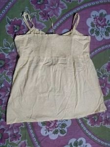Cute Yellow Cami Top