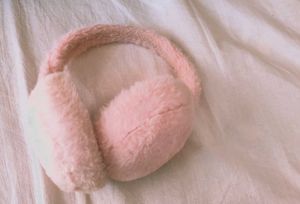 Pink Fuzzy Earmuffs
