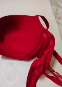 Red Lace Bra