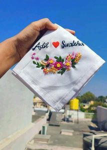 Embroidery Name Hanky❤