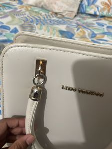 LINO PERROS OFF white Handbag