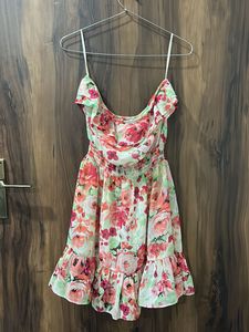 Cute Floral Mini Dress