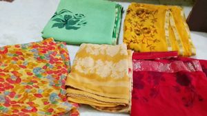 5 Combo Priented Saree