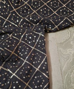 Beautiful Black Sequence Work Blouse
