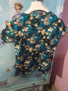 Flower Printed Women T-shirt