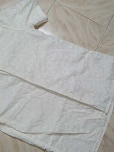 White Patterned Shirt