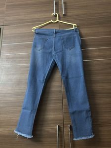 Frayed Hem Jeans