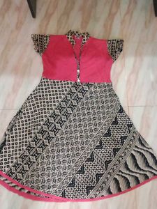 Cute Pink & Patterned Dress